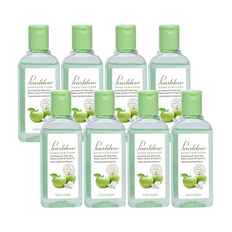 Buy PEARLDEW SANITIZER GEL (GREEN APPLE) 100 ML | ALOE & NEEM | PARABEN ...