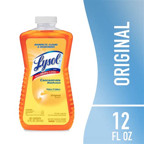 Lysol Disinfectant Concentrate Original Scent, 12oz - Walmart Business ...