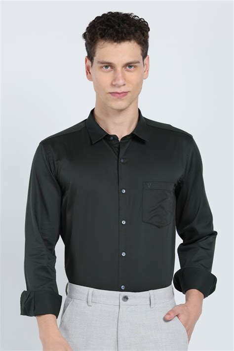 Pristine Jet Black Dress Shirt – IVYN
