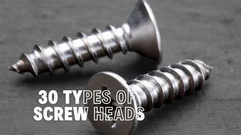 30 Types of Screw Heads You Should Know - Mothers Always Right