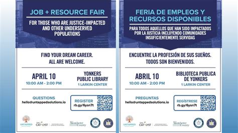 Job + Resource Fair | Feria de Empleos y Recursos Disponibles ...