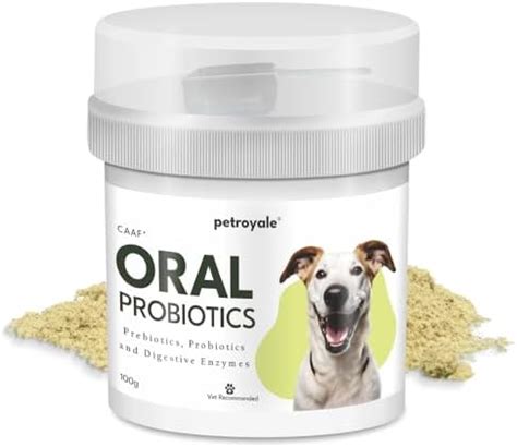 Petroyale Oral Probiotics for Dogs - Prebiotics & Probiotics - Improves ...