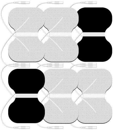 DONECO TENS Unit Pads 4.5"x6" Replacement Pads Electrode Patches for ...