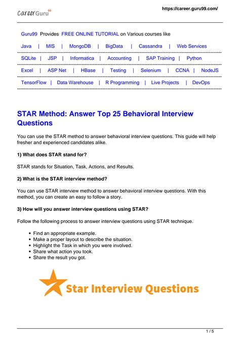 Image result for Star Method Interview Questions