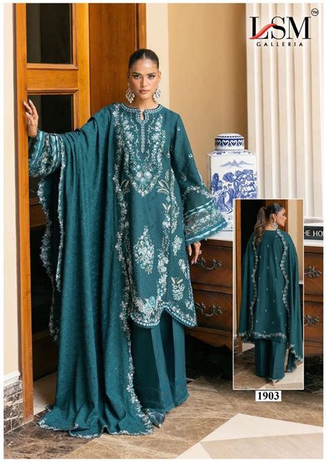 Lsm Parian Dream Vol 19 Lawn Cotton Printed Dress Material Collection