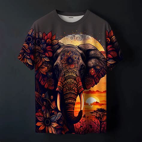 Buy Tribal Majesty Printed Tee Online - Oversized Streetwear India