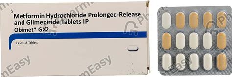 Obimet Gx 2mg Strip Of 15 Tablets: Uses, Side Effects, Price & Dosage ...