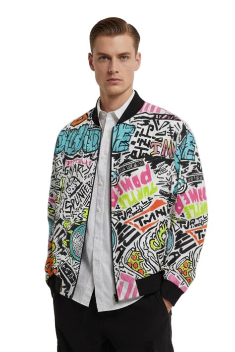 Ninja Turtles Power Dude Bomber Jacket