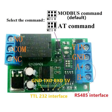 12VDC RS485 TTL RS232 Serial Port Relay UART Modbus | Ubuy India