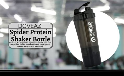 DOVEAZ Spider Shaker | Spider Protein Shaker | Spider Shaker Bottle ...