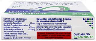Glidapa 3D 10/100/1000 Sr Tablet 15: Uses, Side Effects, Price ...