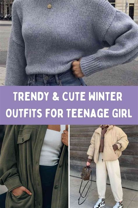 61 Cute Winter Outfits for Teenage Girl - momma teen
