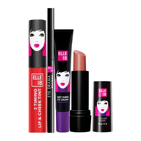Buy Elle 18 Beginner's Kit Under 500 (Lip & Cheek Tint + Kajal ...