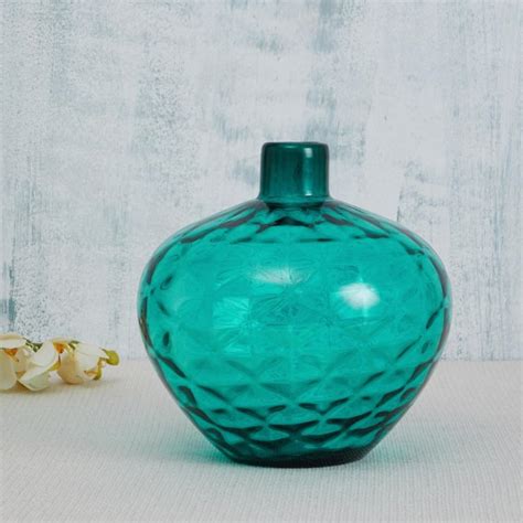 Buy Splendid Volcano Textured Round Glass Vase from Home Centre at just ...