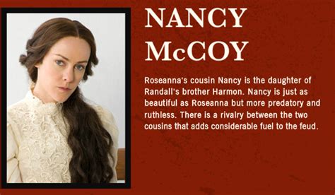 A few Promotional stills of Jena Malone as Nancy McCoy in History's ...