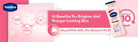 Vaseline Healthy Bright Complete 10 Body Lotion, Anti- Ageing Lotion ...
