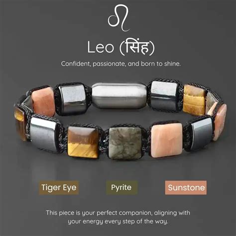 Leo Zodiac Bracelet – Radiant Power, Unshakable Strength & Bold Confid ...