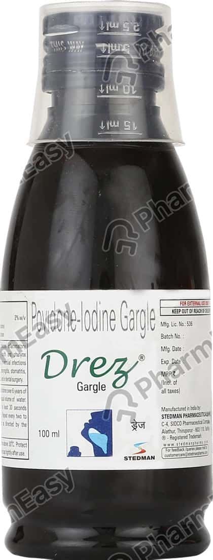 Drez 5 % Syrup (100): Uses, Side Effects, Price & Dosage | PharmEasy