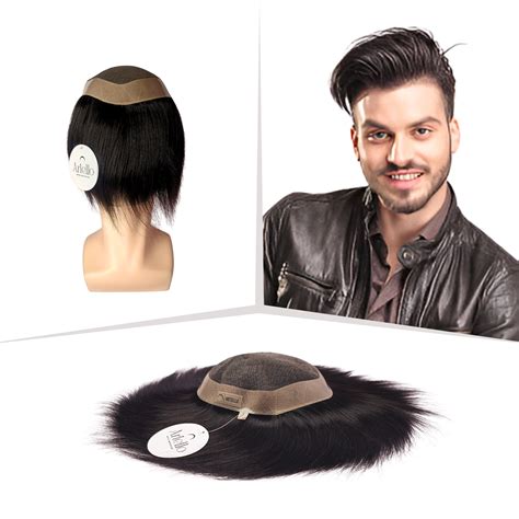 Artello LOS ANGELES Smart Hair Patch for Men, Smooth Hair Wig in 100% ...