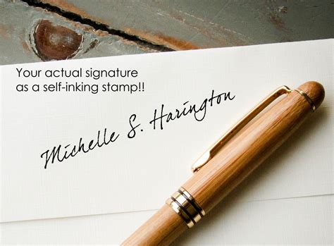 Image result for Custom Signature Stamp