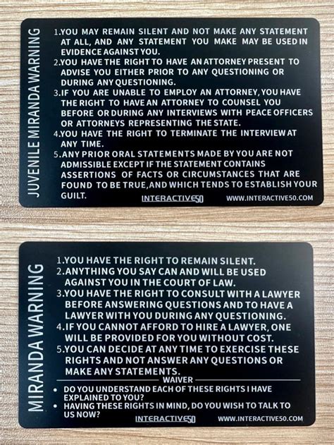 Juvenile Miranda Rights