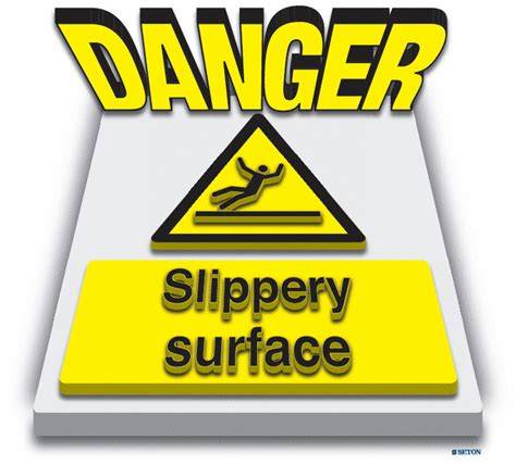Image result for Danger Slippery Sign