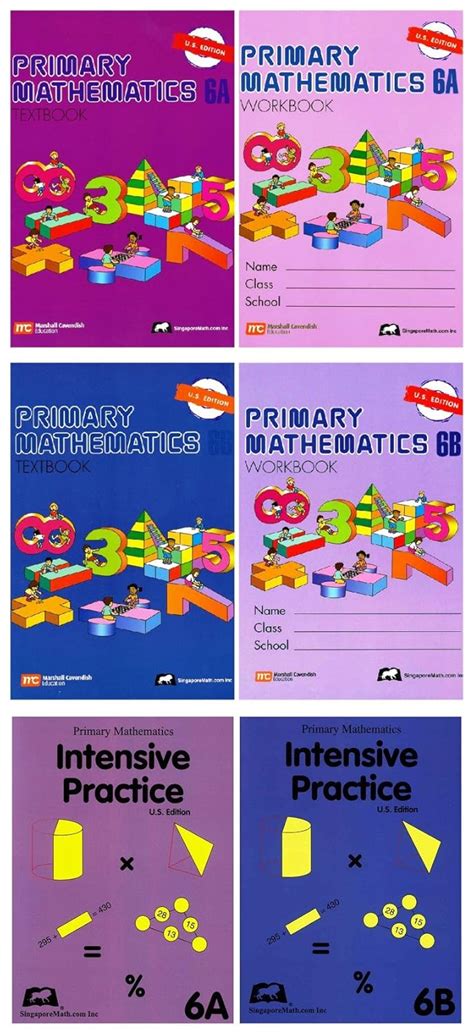 Singapore Math Primary Mathematics Grade 6 Intensive India | Ubuy