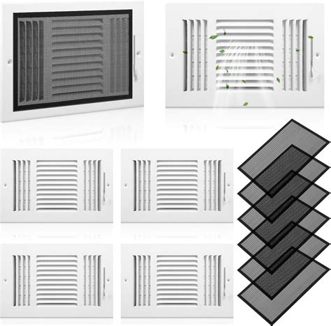 Gisafai 12 Pcs Wall Vent Cover Ceiling Vent Cover Duct Opening with ...