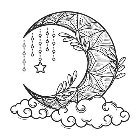 Moon drawing Images - Free Download on Freepik