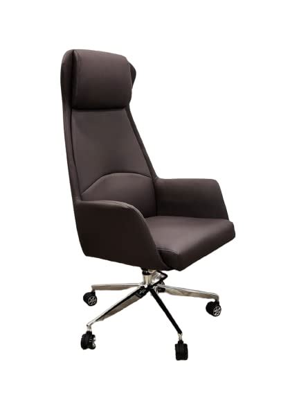 Brown High Back Mesh Chair Back Office/Executive/Workstation Revolving ...