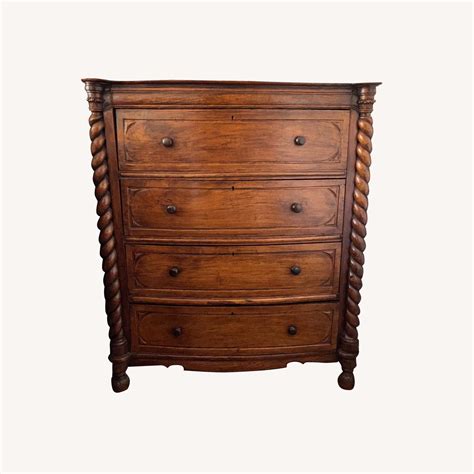 Antique Wood Dresser - AptDeco