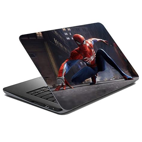 wallpics® Spiderman Superhero Laptop Skin Fully Waterproof Vinyl ...