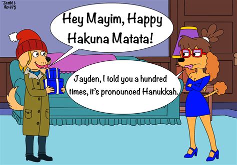 Happy Hakuna Matata, I mean Hanukkah by JamesStarToonist on DeviantArt
