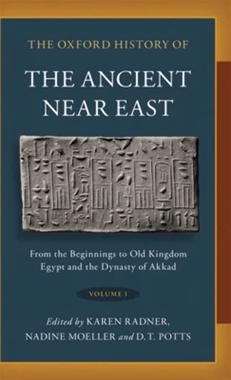Buy The Oxford History of the Ancient Near East: Volume I: From the ...