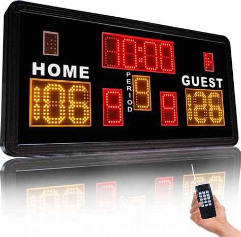 Amazon.com : Ousmile Ultra Large Electronic Scoreboard, Basketball ...