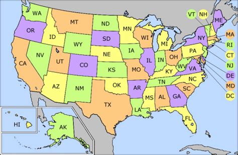 How two-letter state abbreviations came about