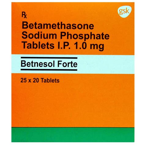 Betnesol Forte Tablet | Uses, Side Effects, Price | Apollo Pharmacy