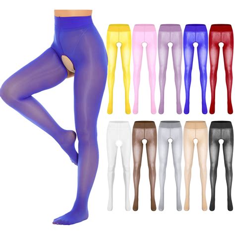 Sexy Damen Transparent Strumpfhose Pantyhose Mesh Feinstrumpfhose ...
