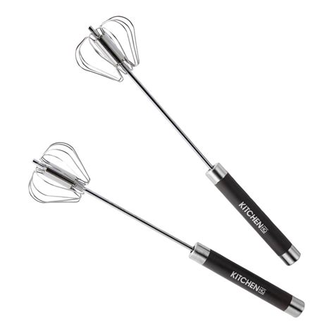 Kitchen HQ 2-pack 12" Stainless Steel Push Whisks - 20909889 | HSN