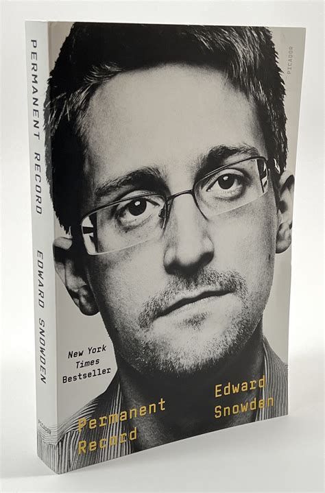 Lot Detail - Edward Snowden Rare Signed “Permanent Record” Book (Third ...