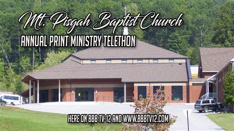 Mount Pisgah Baptist Church Annual Printing Ministry