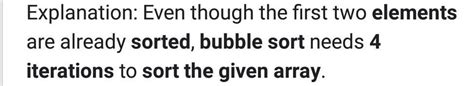 20) The given array is arr = {1,2,4,3).Bubble sort is used to sort the ...