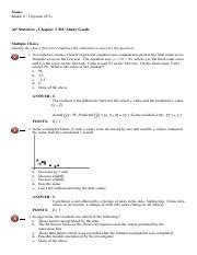 Image result for AP Statistics Chapter 3 Test