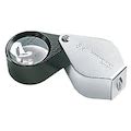 Eschenbach Optik Gmbh Handheld Magnifier, 23mm, 48D, Chrome 1176-12 | Zoro