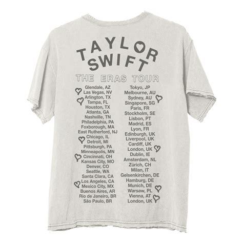 Taylor Swift | The Eras Tour Photo Oversized T-Shirt – Taylor Swift ...