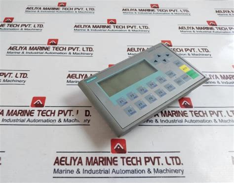 Siemens 1P 6Av6 647-0Ah11-3Ax0 Simatic Hmi Basic Panel Kp300 – Aeliya ...