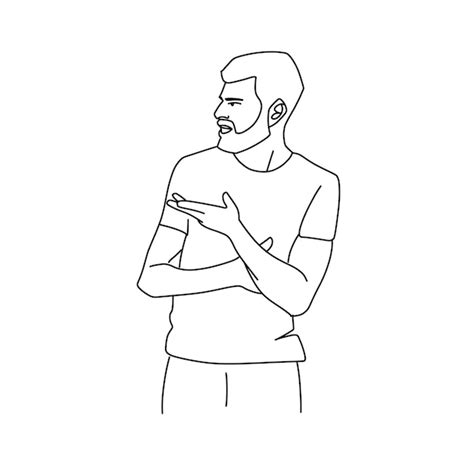 Images de Dessin Trait Homme – Téléchargement gratuit sur Freepik