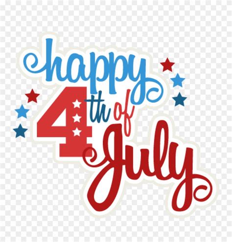 Happy 4th Of July Clipart Happy 4th Of July Svg Scrapbook - Happy 4th ...