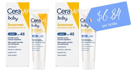 CeraVe Baby Sunscreen, $6.84 Per Bottle :: Southern Savers