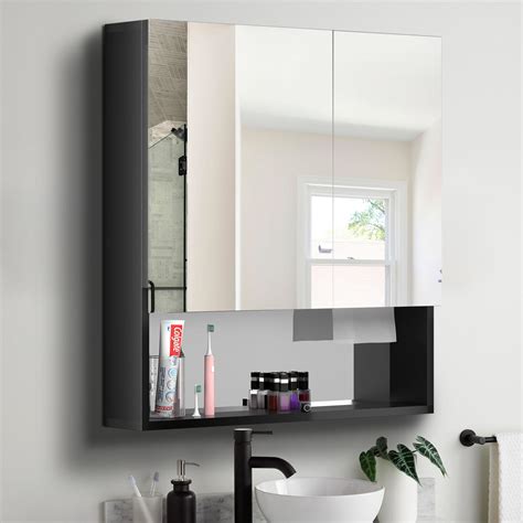 Buy Seenvlog Bathroom Medicine Cabinet with Mirror L80*H70cm Wall-ed ...